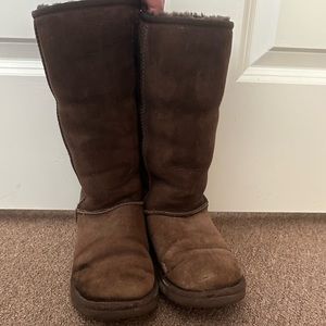 Brown long uggs